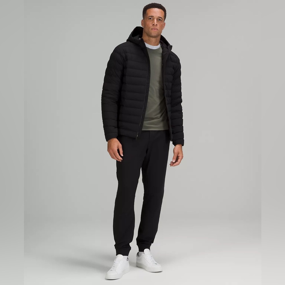 NWT Lululemon Navigation Down Black Full Zip Hoodie Jacket Men Sz M - Picture 2 of 7